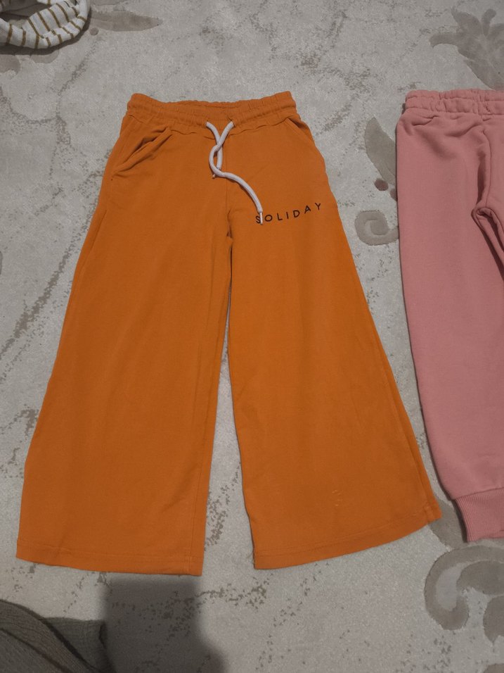 Kız Çocuk Renkli Baskılı Rahat Eşofmanlar - Görsel 2