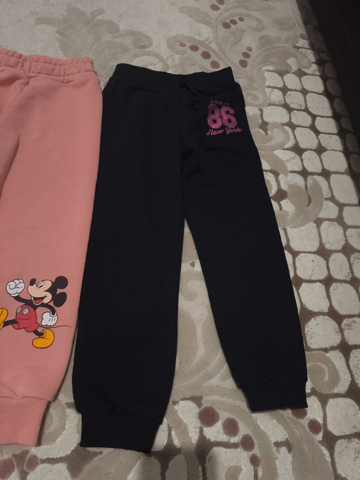 Kız Çocuk Renkli Baskılı Rahat Eşofmanlar - Görsel 4