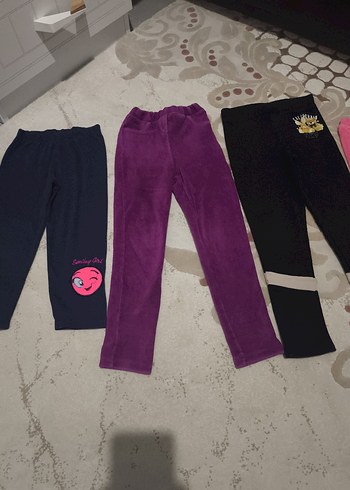 Kız Çocukları İçin Elastik Belli Sıcak Taytlar - Görsel 2