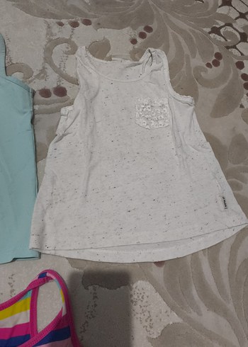 Kız Çocuk Çok Renkli Askılı Tişörtler - Görsel 4