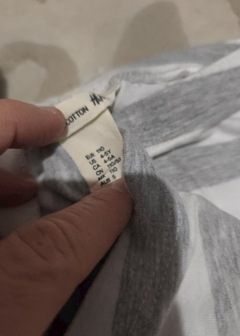 Kız Çocuk Gri Pamuklu Tayt Seti - Görsel 5