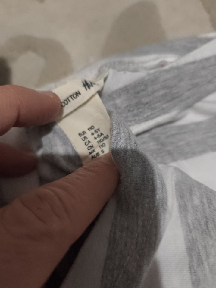 Kız Çocuk Gri Pamuklu Tayt Seti - Görsel 5