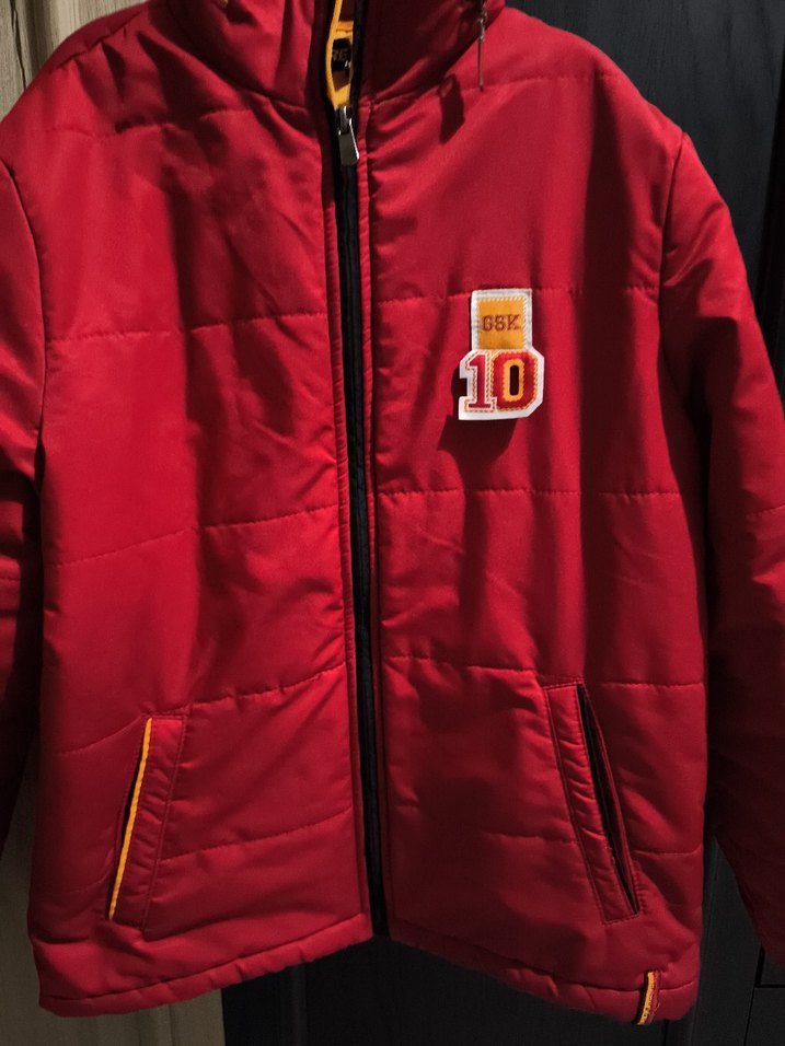 Kırmızı Fermuarlı Erkek Çocuk Mont - Görsel 2