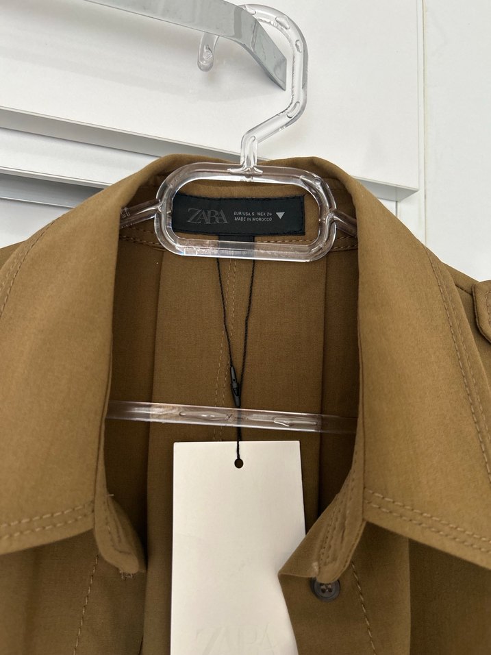 Kadın Bej Düğmeli Keten Ceket - Görsel 2