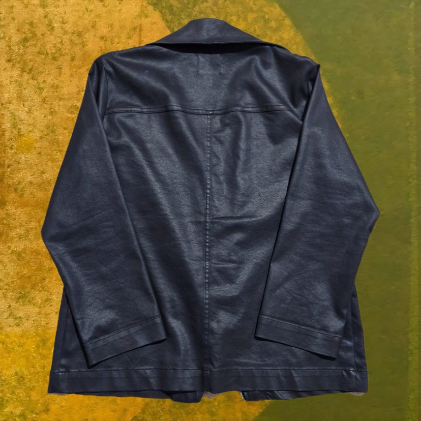 Mango Vintage Kadın Deri Ceket, Fermuarlı, Salaş Kesim - Görsel 2