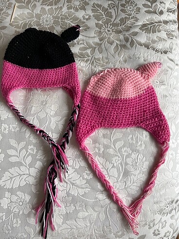 2-3 Yaş, 20 cm Beden çeşitli Renk Bere şapka