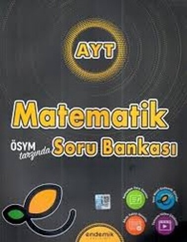 Endemik yayınları AYT MATEMATİK SORU BANKASI