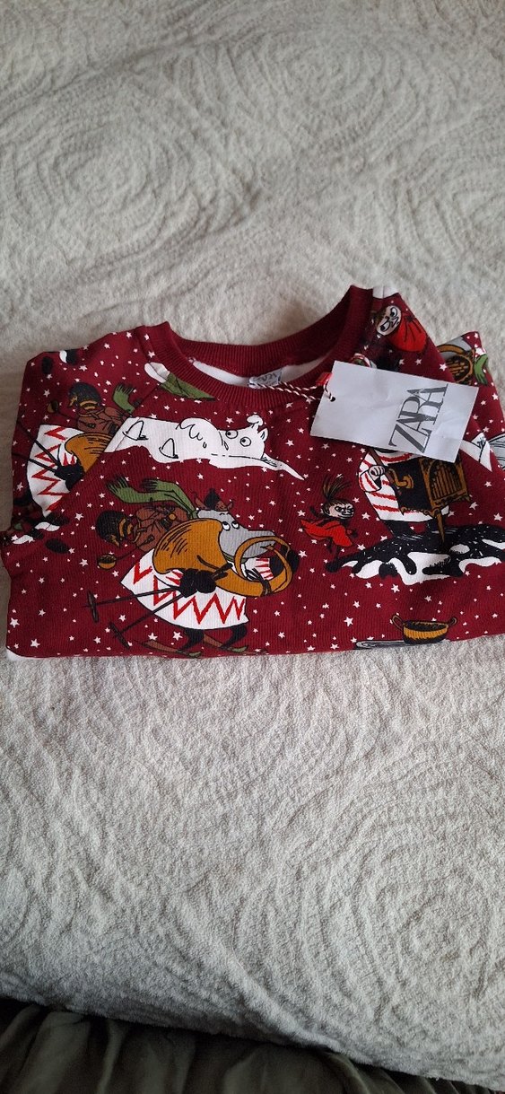 Bordo Baskılı Erkek Bebek takımı - Görsel 2