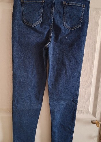 Kadın Lacivert Normal Boy Denim Pantolon - Görsel 4