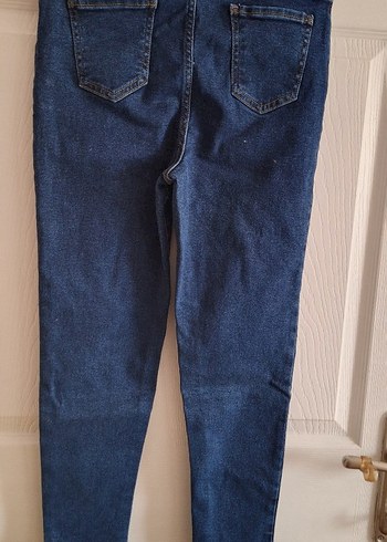 Kadın Lacivert Normal Boy Denim Pantolon - Görsel 3