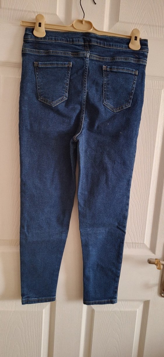 Kadın Lacivert Normal Boy Denim Pantolon - Görsel 4