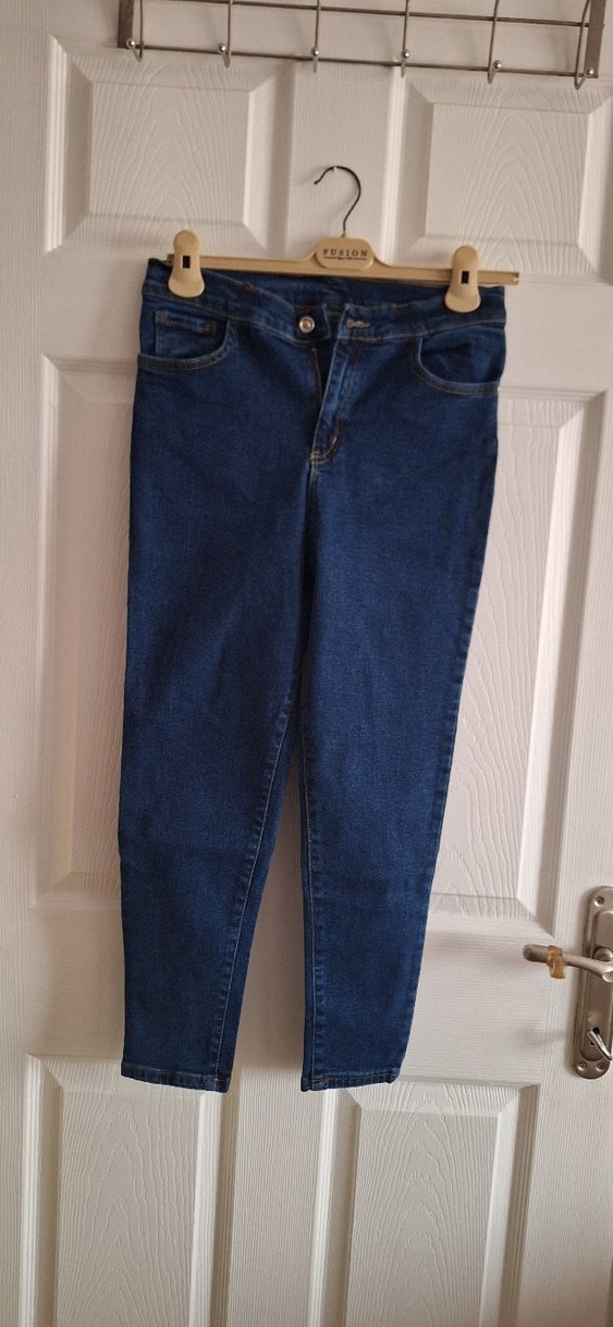 Kadın Lacivert Normal Boy Denim Pantolon - Görsel 2