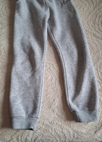 Gri çocuk Mini Rahat Eşofman Altı - Görsel 2