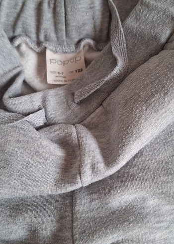 Gri çocuk Mini Rahat Eşofman Altı - Görsel 4