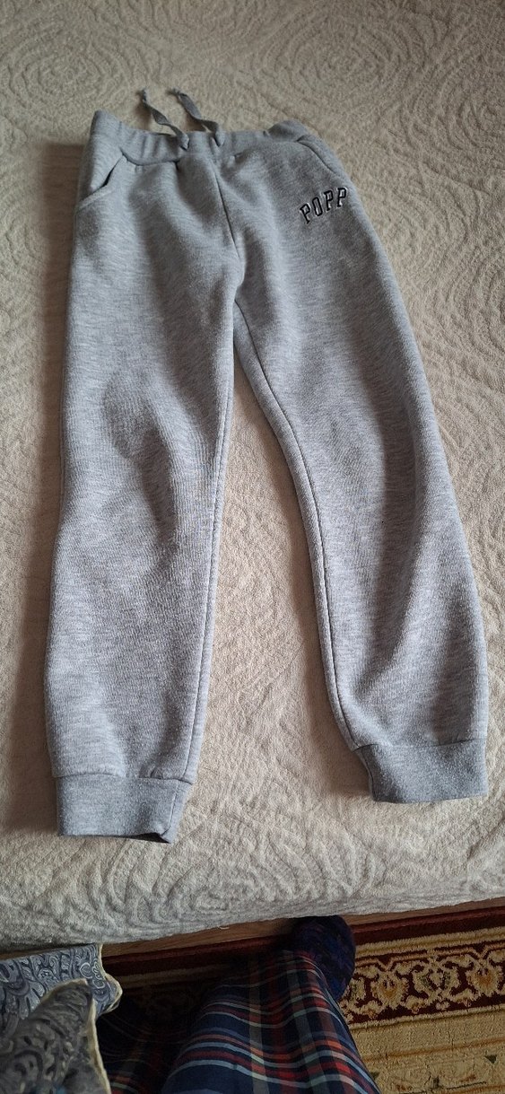 Gri çocuk Mini Rahat Eşofman Altı - Görsel 2