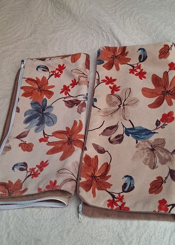 Bohem Çiçek Desenli Kırlent Kılıfı - Görsel 3