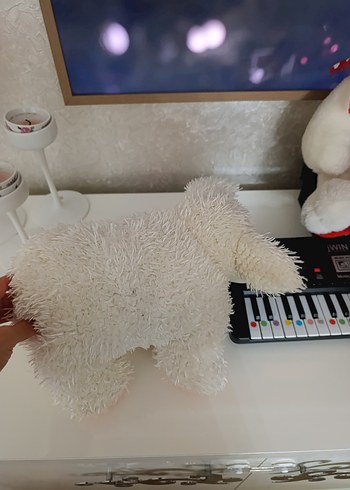 Beyaz Peluş Koyun Oyuncak - Görsel 3