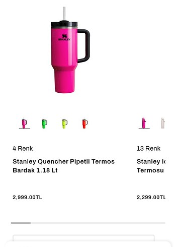 Stanley Neon Pembe Termos Bardak - Görsel 2