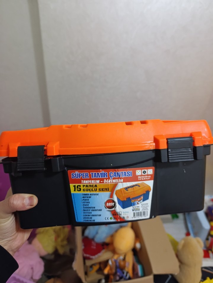 oyuncak Tamir çantası Renkli Eğitim Oyuncağı Taşıma Kutusu - Görsel 2