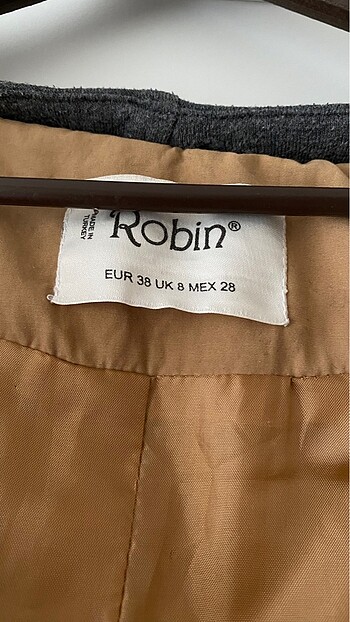 38 Beden Robin trençkot