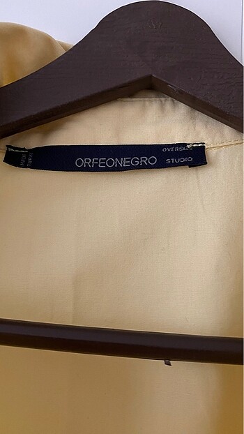 universal Beden sarı Renk Orfeonegro oversize