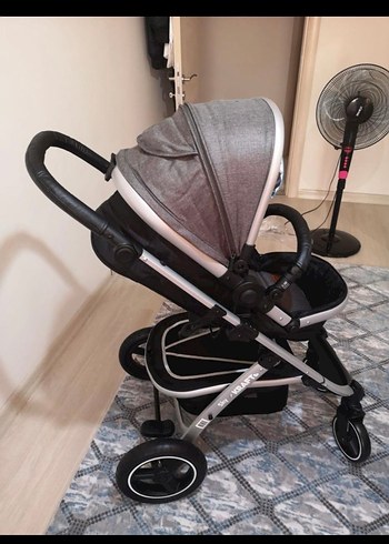 Kraft Gri Bebek Arabası - Görsel 4