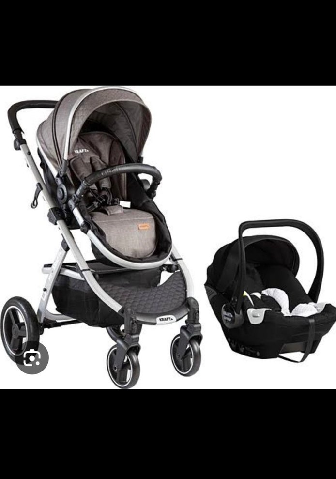 Kraft Gri Bebek Arabası - Görsel 2