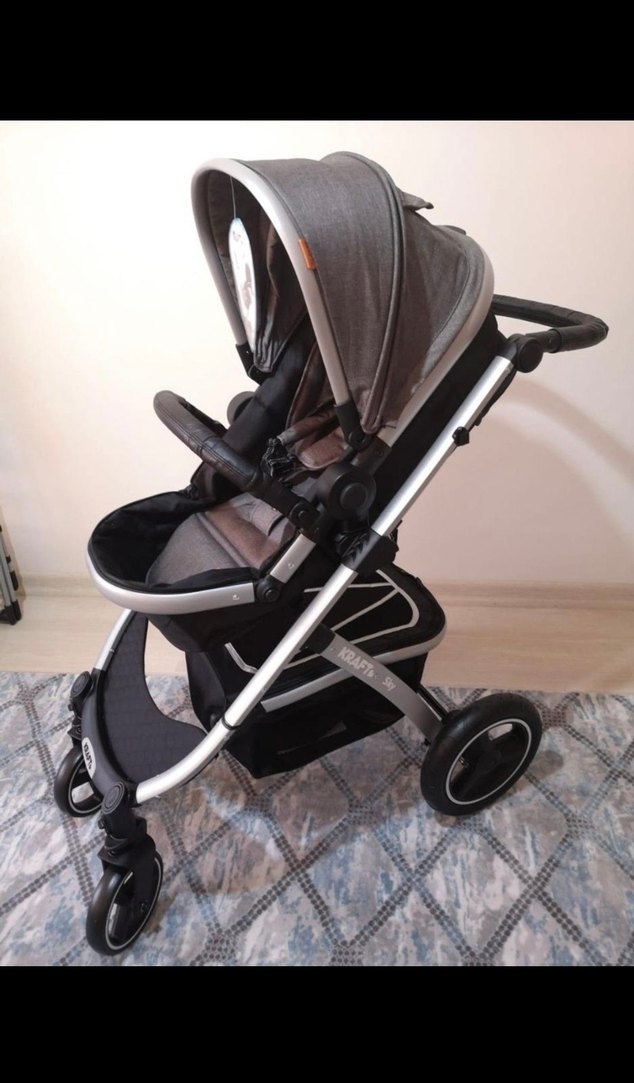 Kraft Gri Bebek Arabası - Görsel 3