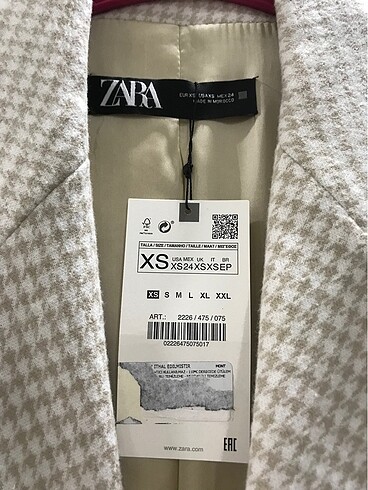 Zara kaban etiketli - Görsel 4