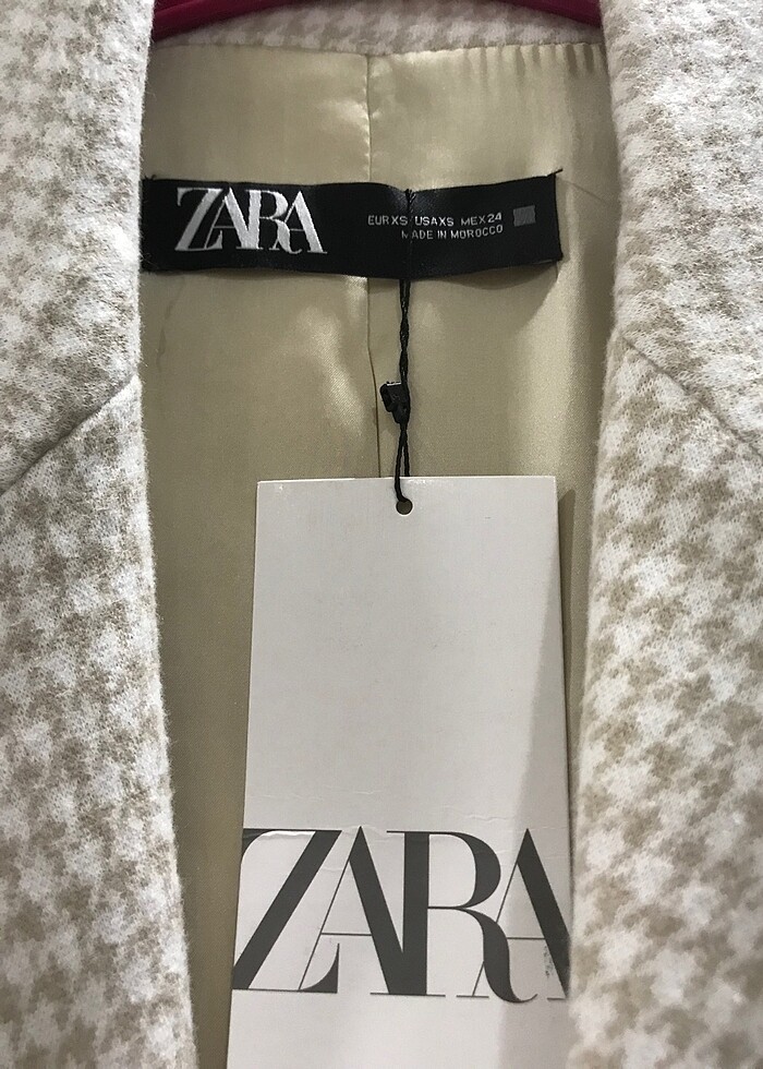Zara kaban etiketli - Görsel 3
