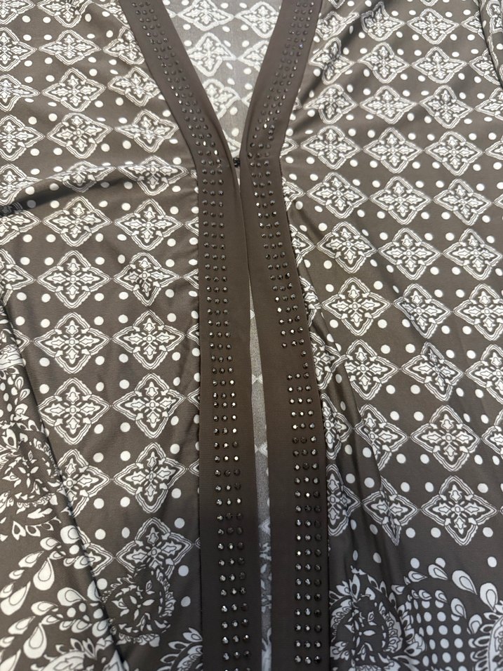 Dantel Detaylı Kahve Bohem Uzun Kollu Kimono - Görsel 2