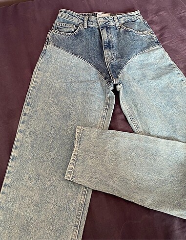 34 Beden mavi Renk bershka jean