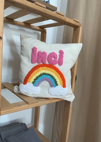 Gökkuşağı temalı isimli Yastık Kılıfı - Görsel 3