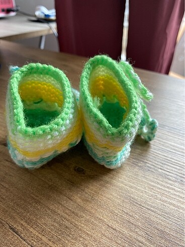 0-1 YAŞ ÖRGÜ PATİK - Görsel 3