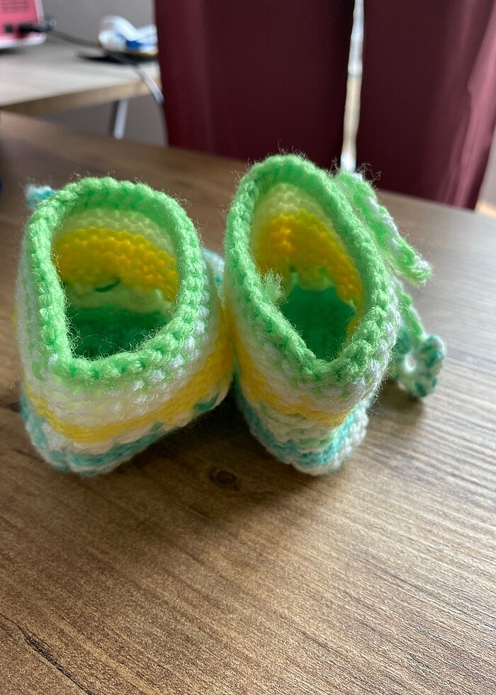 0-1 YAŞ ÖRGÜ PATİK - Görsel 3