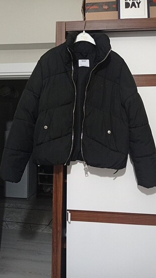 Bershka siyah mont