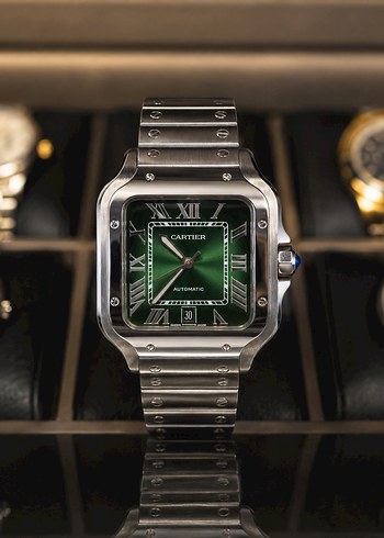 Cartier Panthere Yesil Kadranli Siklik