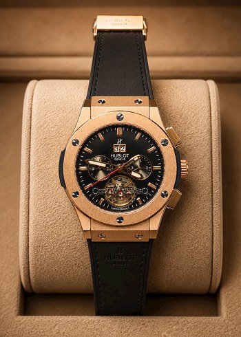 Hublot Rose Gold Turbillion Saat