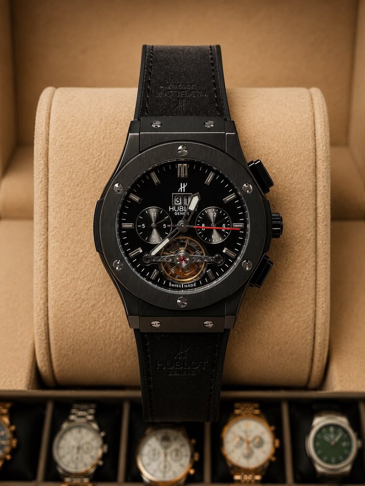 Hublot Rose Gold Turbillion Saat — görsel 6/7
