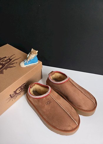 Ugg Kahverengi Suet Terlik