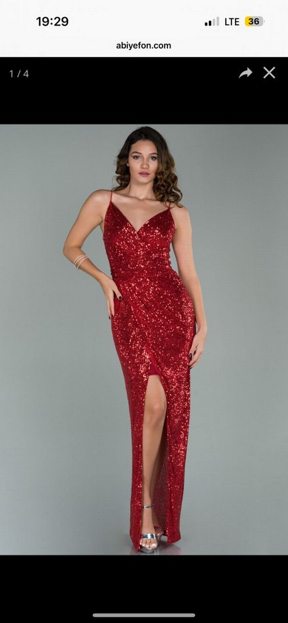 Payetli kına elbisesi - Görsel 2