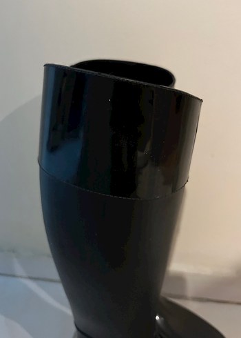 Siyah Dizüstü Kadın Çizme Yağmur - Görsel 2