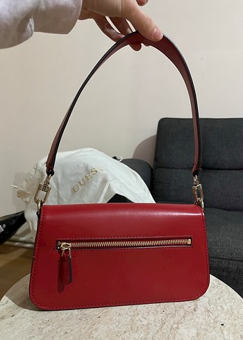 Kırmızı Guess Kadın Deri Çanta - Görsel 2