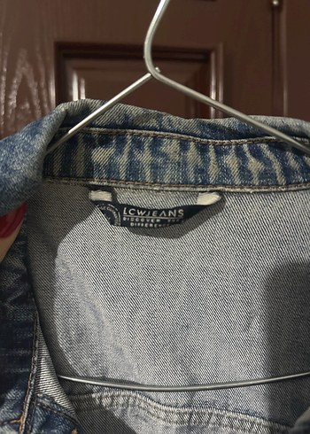 Gri Düğmeli Kadın Denim Ceket - Görsel 4