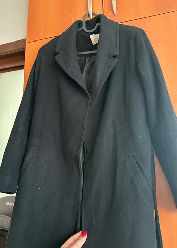 Siyah Uzun Kışlık Kaban - Görsel 2