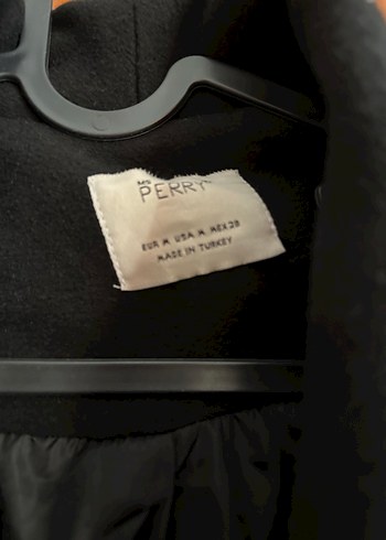 Siyah Uzun Kışlık Kaban - Görsel 5