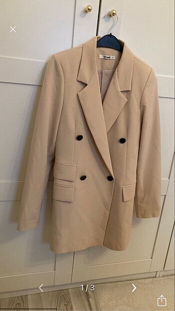 Camel renk blazer ceket