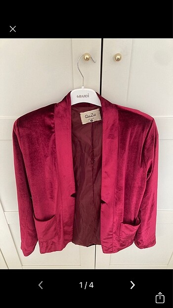 Kadife blazer