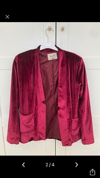Quzu Kadife blazer