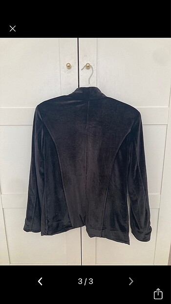 m Beden Kadife blazer